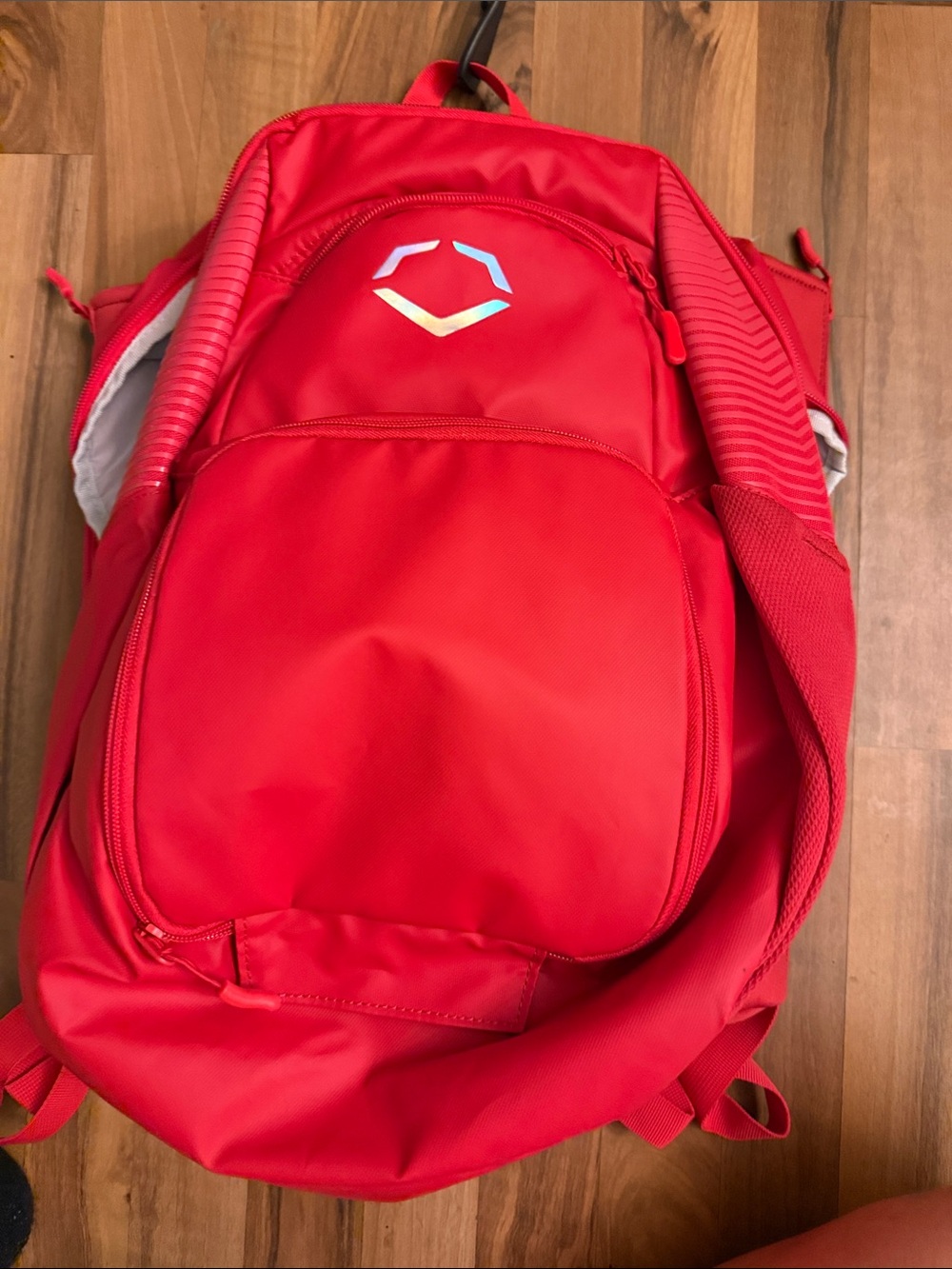 Evoshield Red Baseball Backpack